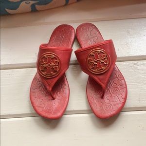 Tory Burch Red Sandals